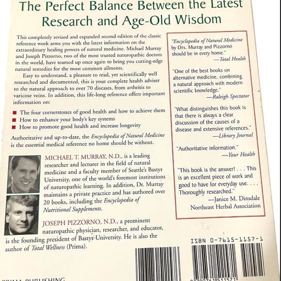 Encyclopedia of Natural Medicine Book - Picture 3 of 5